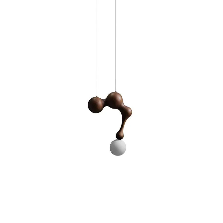 Подвесной светильник Jenna Wooden - модель A+B ∅65см x 150см, дерево