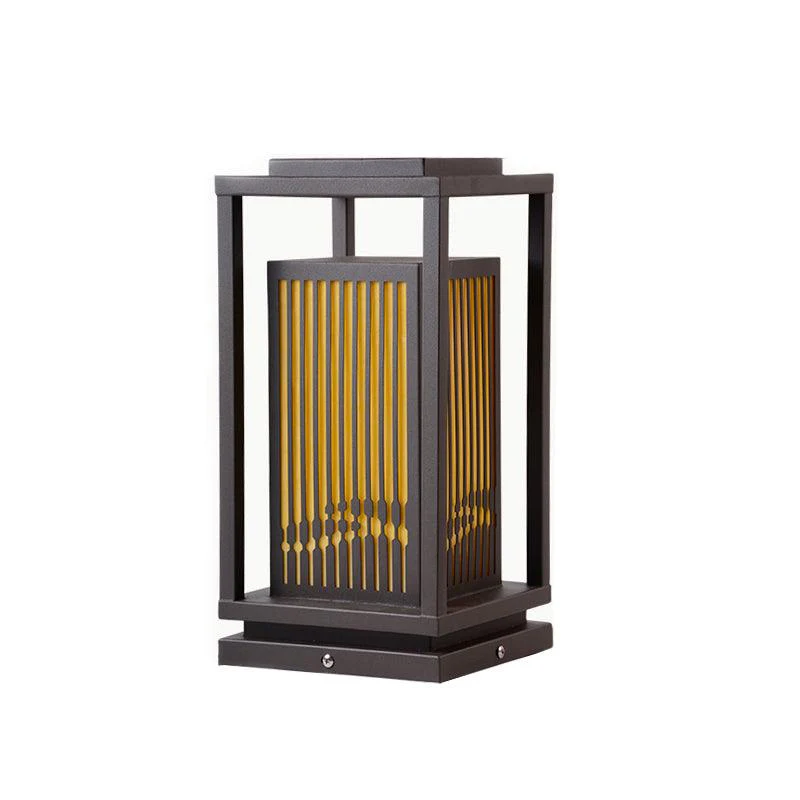 Уличный светильник Square Cage - ∅25см x 60см, черный