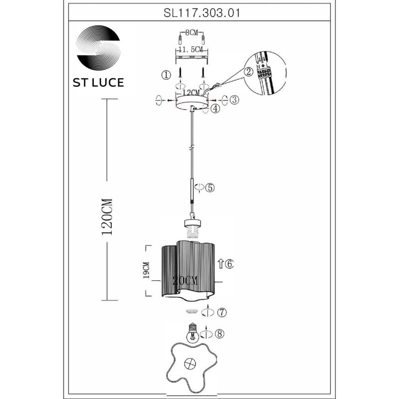 Подвес ST Luce ONDE SL117.303.01