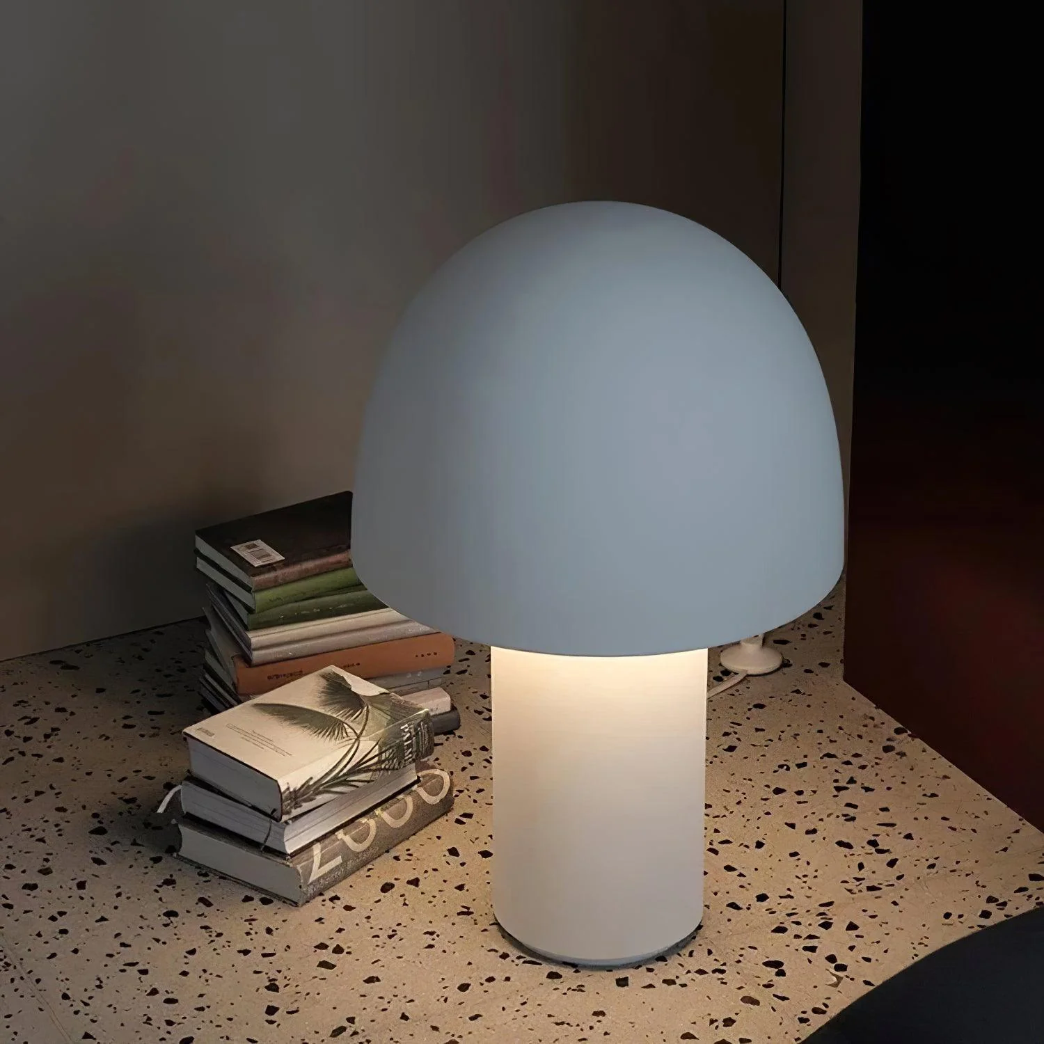 Mushroom Umbrella Table Lamp - ∅ 7.9″ x H 11.4″ / Dia 20cm x H 29cm / Orange / US plug