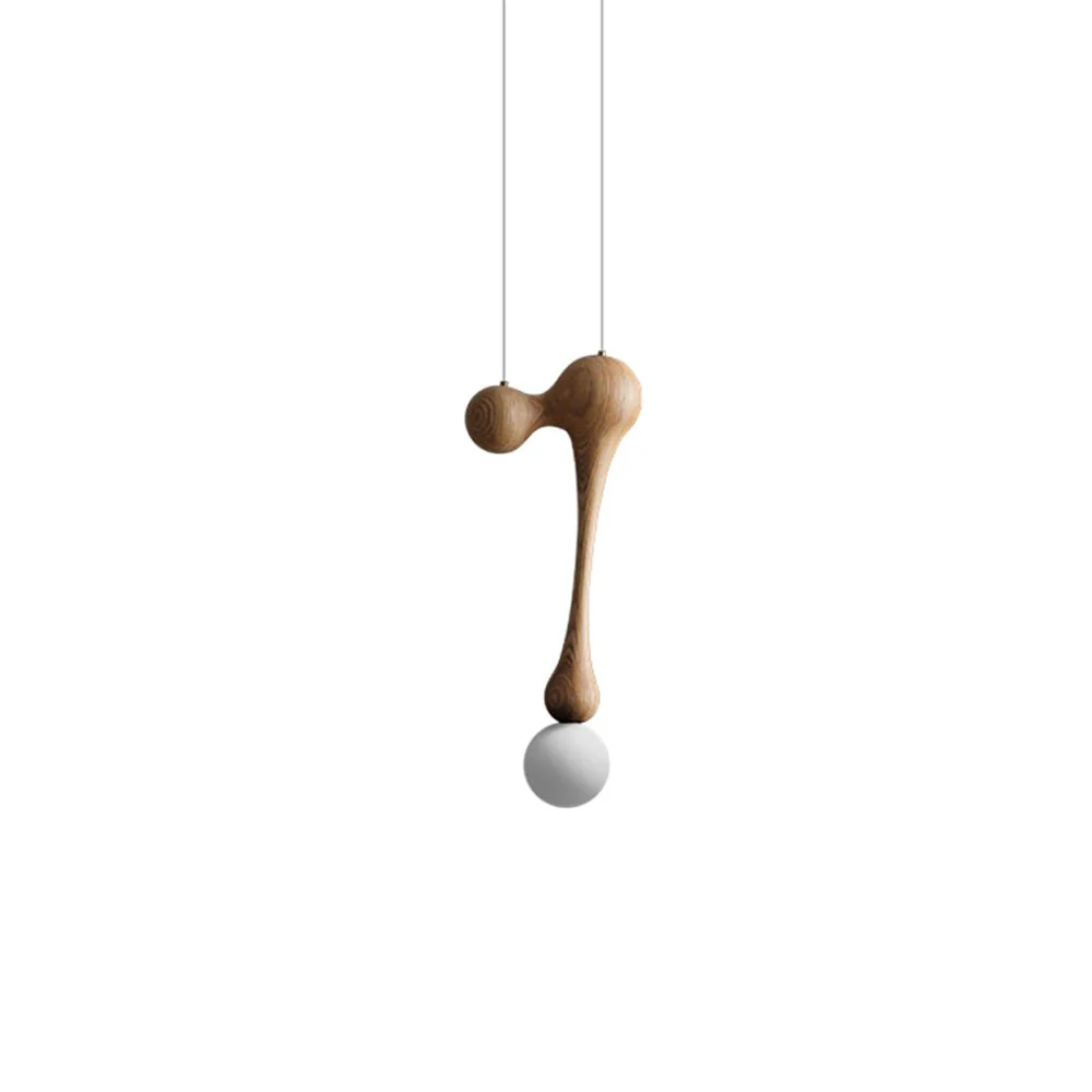 Подвесной светильник Jenna Wooden - модель A+B ∅65см x 150см, дерево