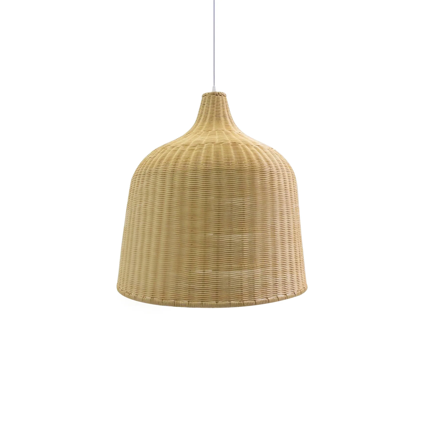 Подвесной светильник Rattan - ∅30см х 30см, натуральный ротанг