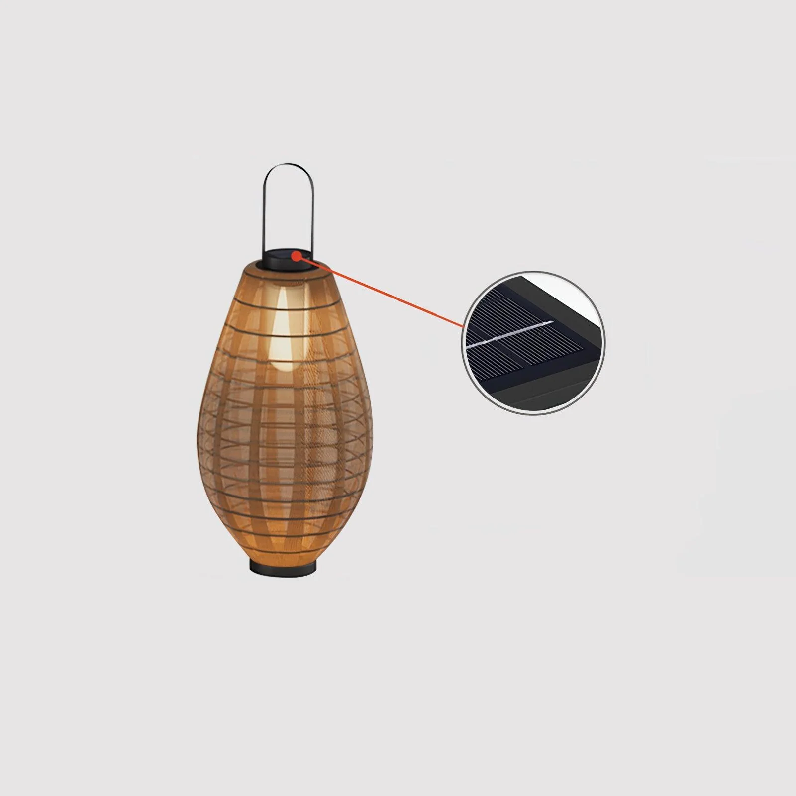 Уличный светильник Oasis Mesh Beacon - модель A ∅32см х 70см, теплый свет, проводной