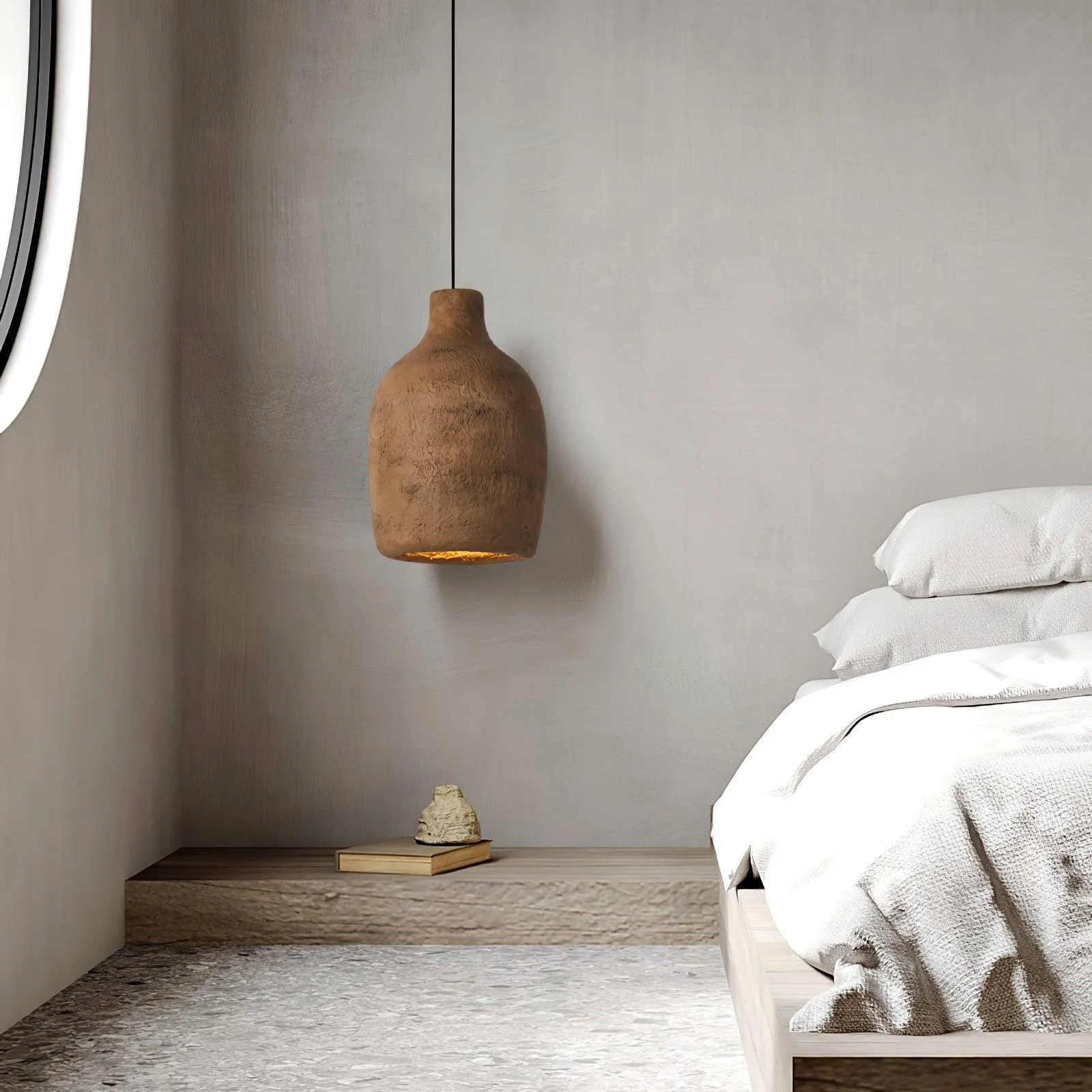 Подвесной светильник Milk Can - ∅30см x 46см, коричневый