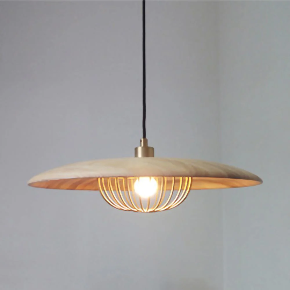 Подвесной светильник Kasa - ∅35см x 20см, медь