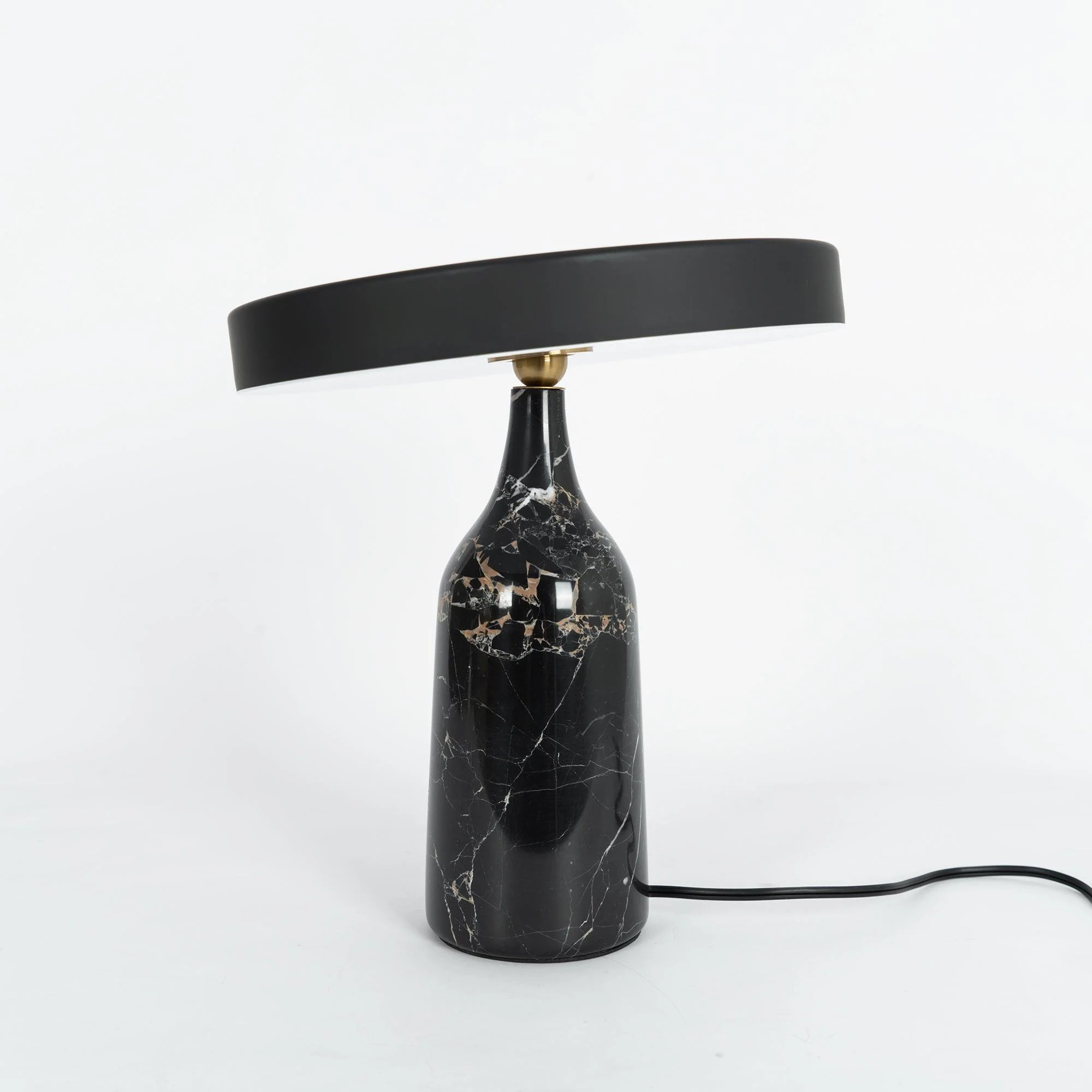 Eddy Table Lamp - ∅ 12.6″ x H 13.2″ / Dia 32cm x H 33.6cm / Grey / US plug