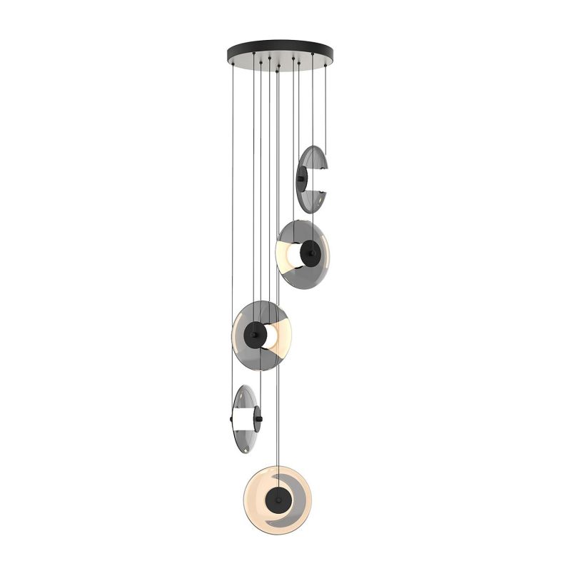 Потолочная люстра Favourite Rulle 4373-5P LED 4000 белый, черный, серый
