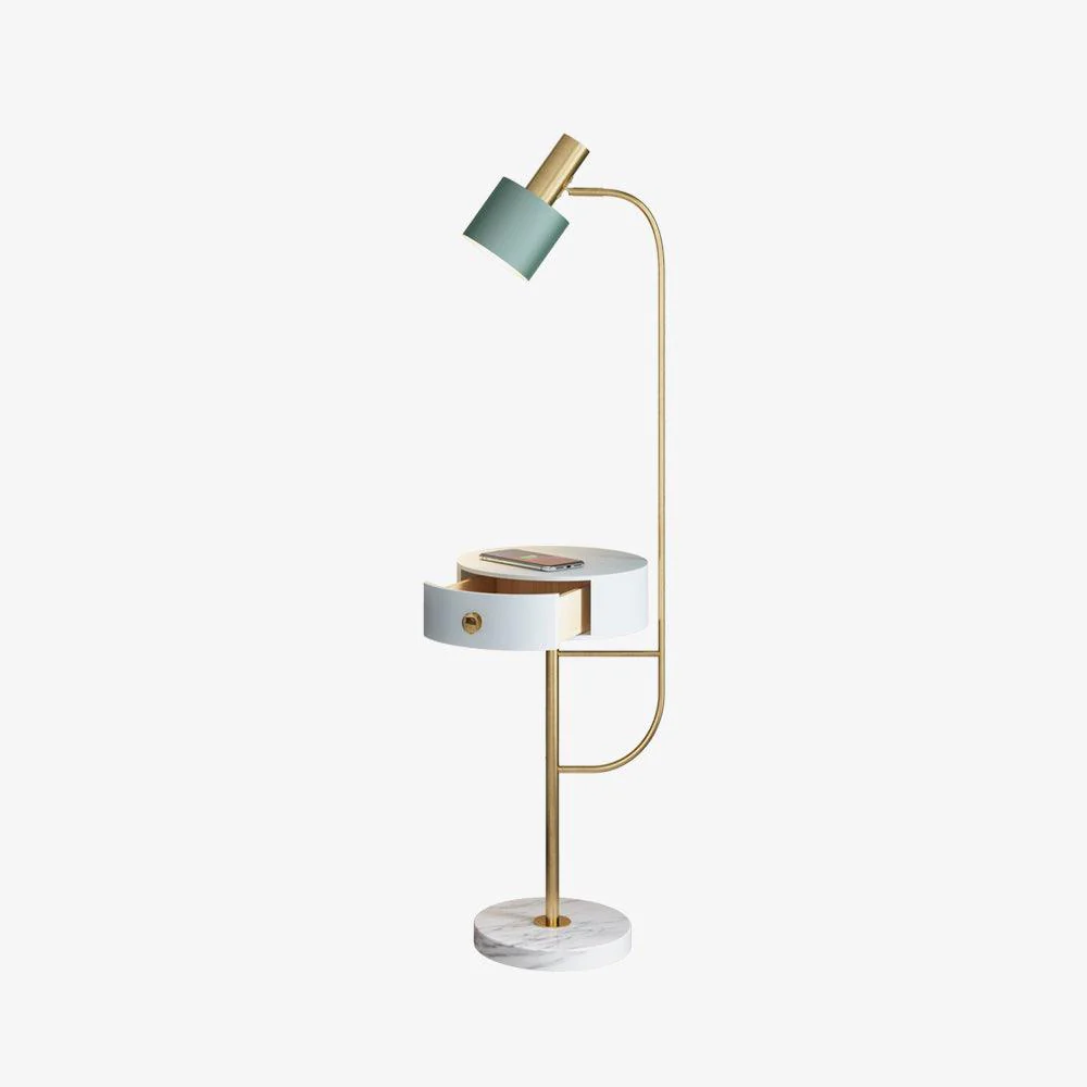 Agueda Floor Lamp - ∅ 11.8″ x H 59″ / Dia 30cm x H 150cm / Black / US plug