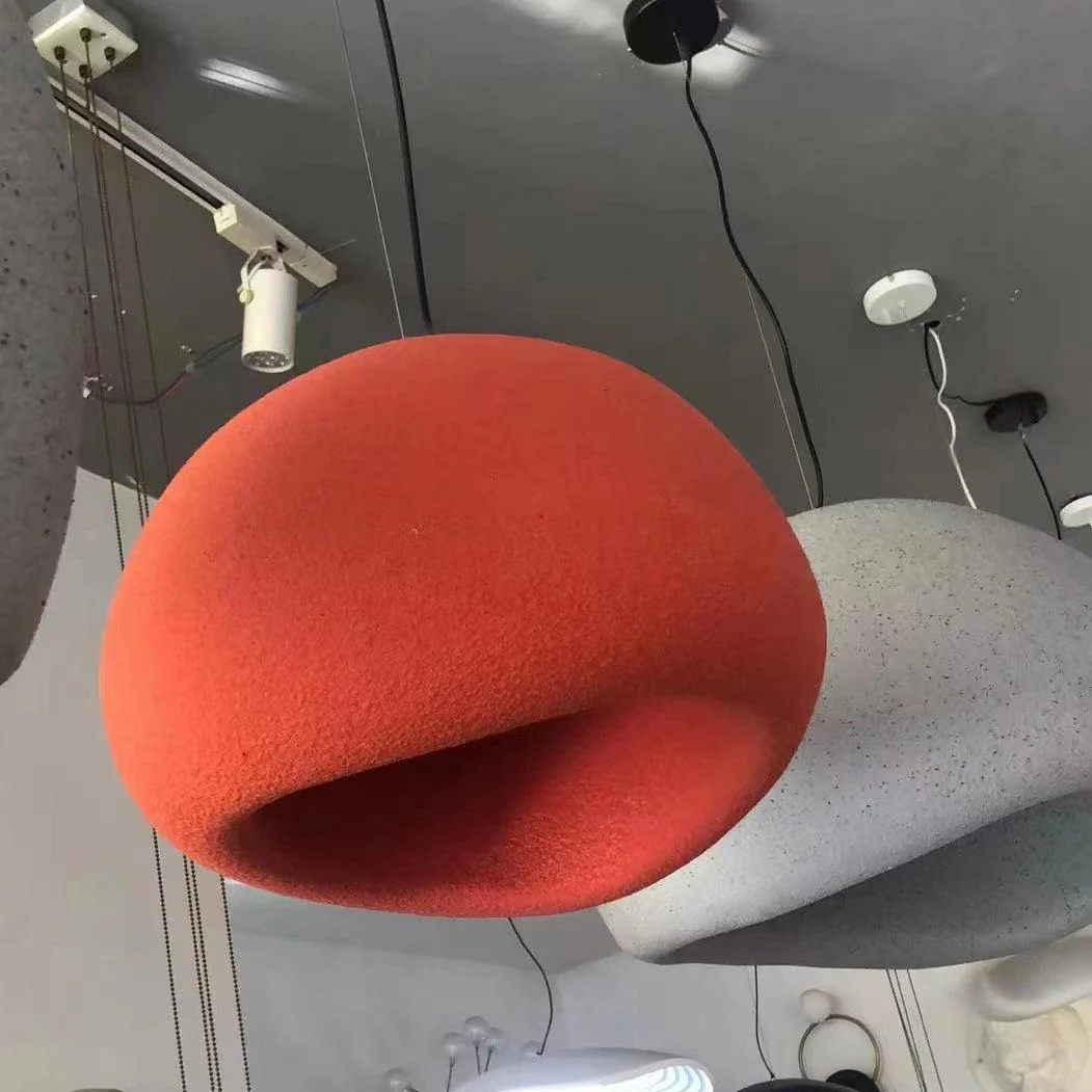 Подвесной светильник Cloud Style B - ∅100см x 38см, оранжевый