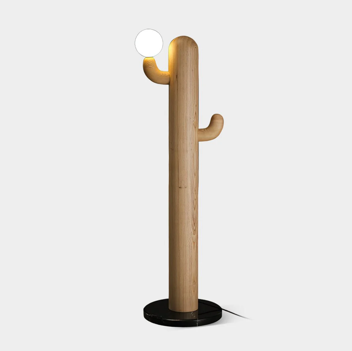 Торшер Cactus Wood - модель B, ∅36см x 127см, дерево