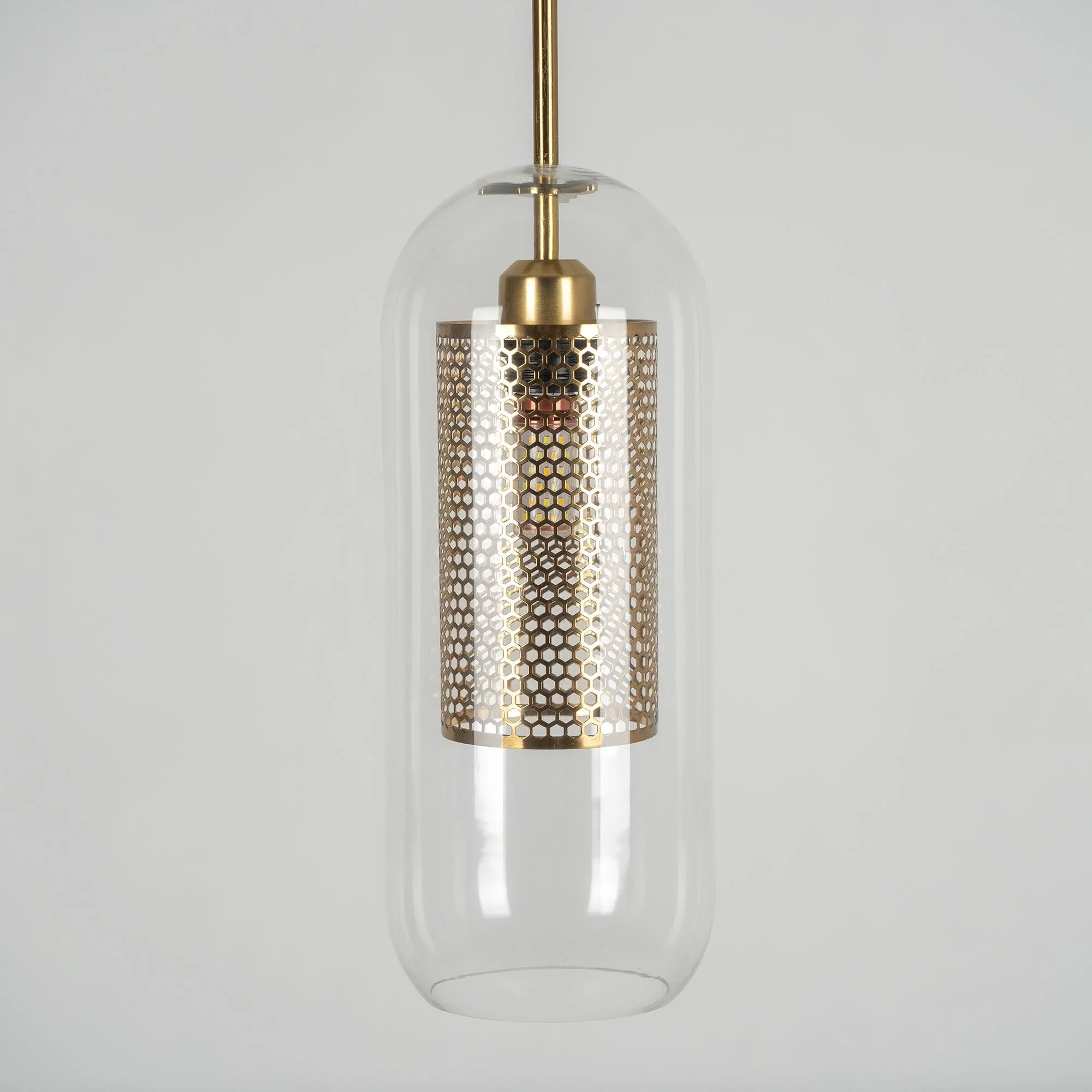 Подвесной светильник Chiswick Glass - груша, ∅25см x 28см, черный, стекло