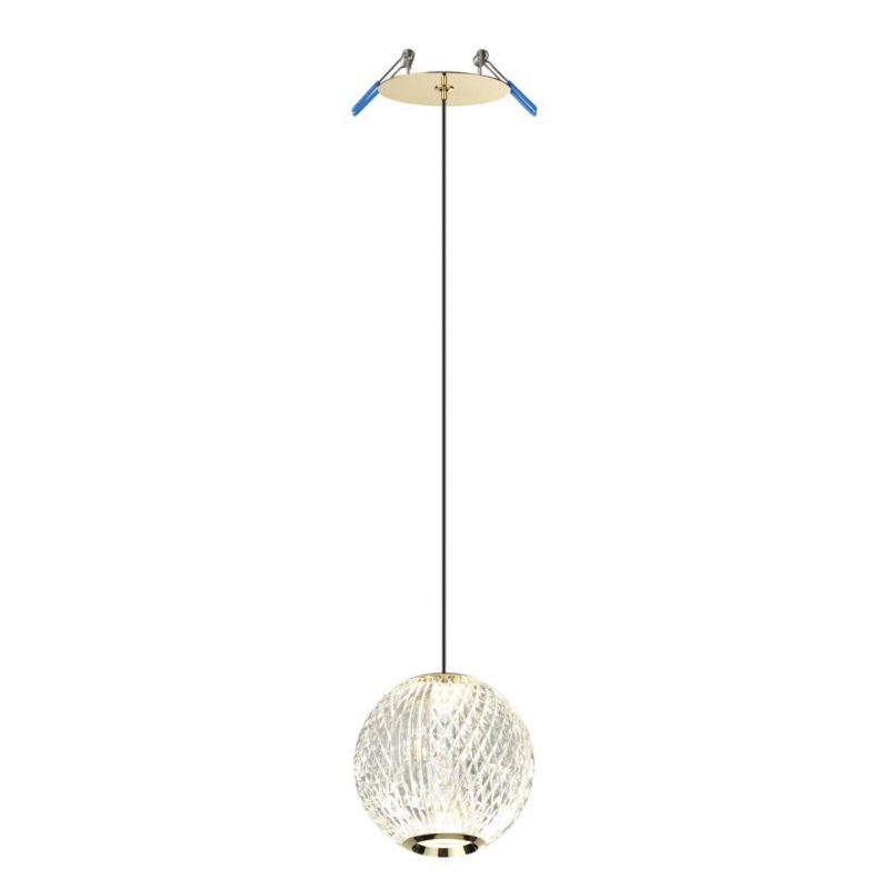Подвес Odeon Light золотой/металл/акрил LED 5W 4000K 390лм CRYSTAL 5008/5LA