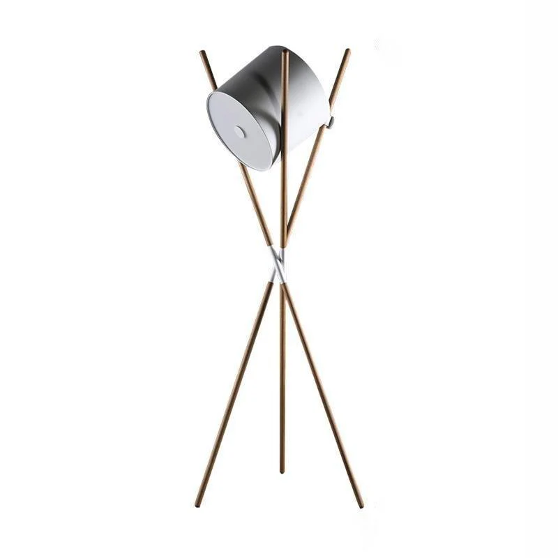 Торшер Shift Lamp - ∅58см x 173см, черный, дерево