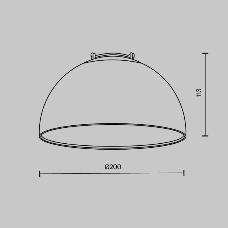 Трековый светильник Maytoni Bowl Parity TR126B-20W4K-B, черный