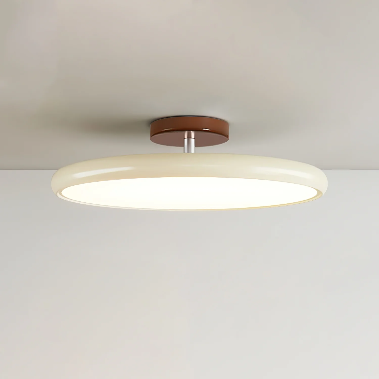 Потолочный светильник Drift Adjustable - ∅30см x 9см, зеленый, теплый свет