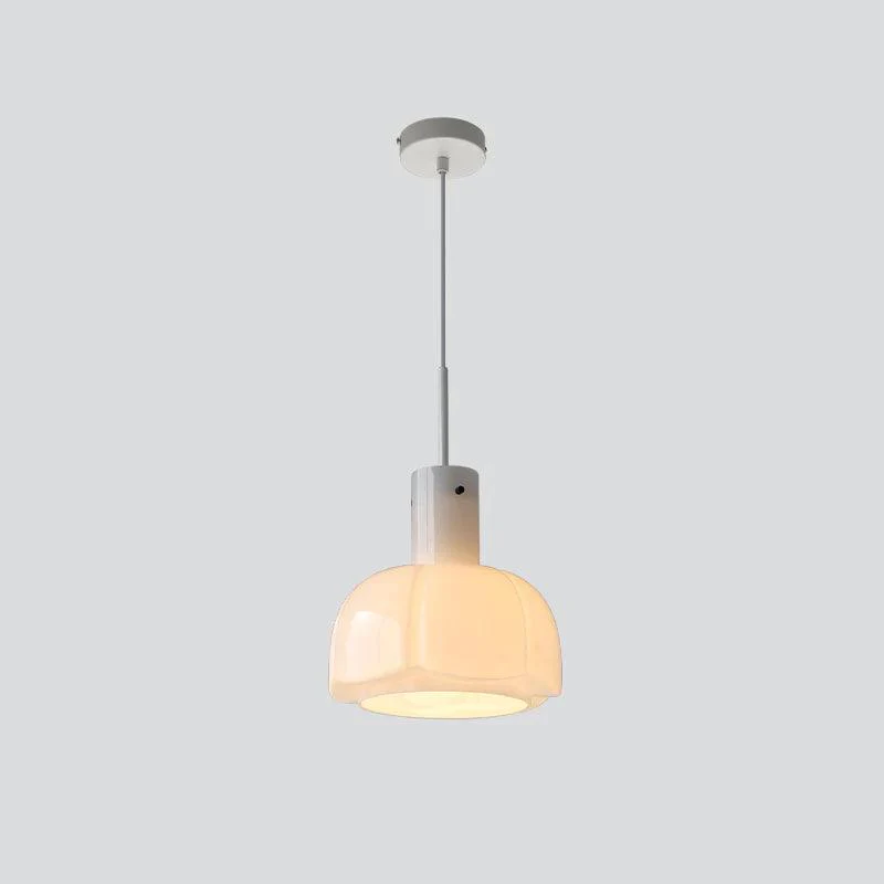 Подвесной светильник Lumina Petal Glass - ∅26см x 40см, коричневый