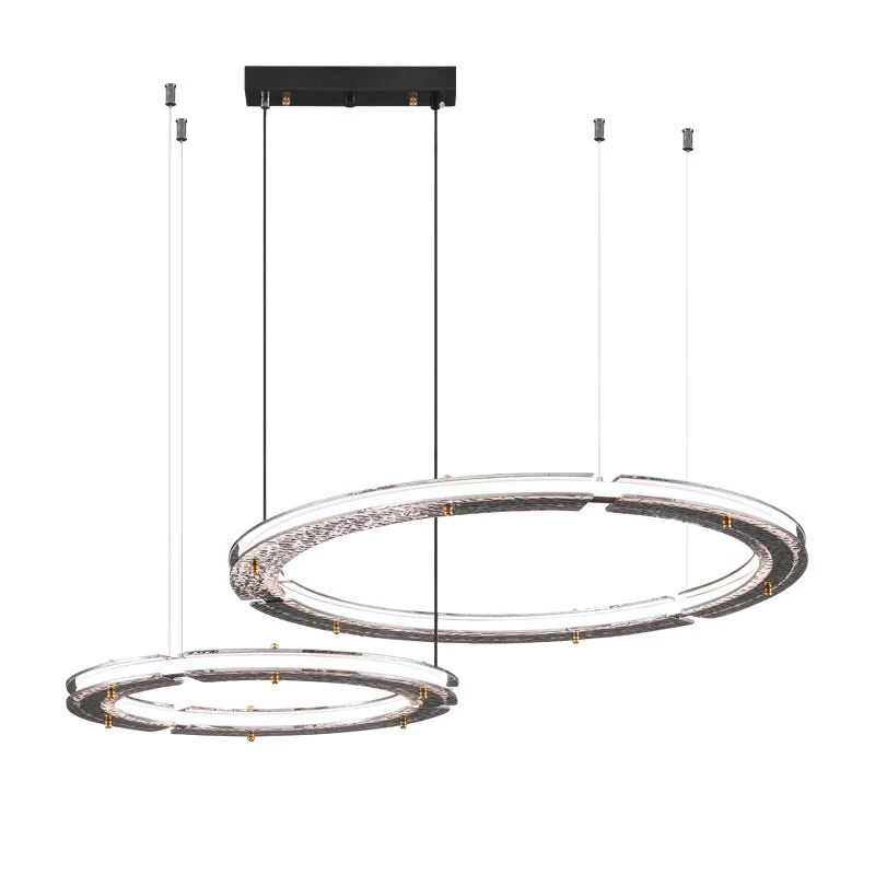 Люстра Celestial Rings - ∅43см х 150см, латунь, 3000-6500К