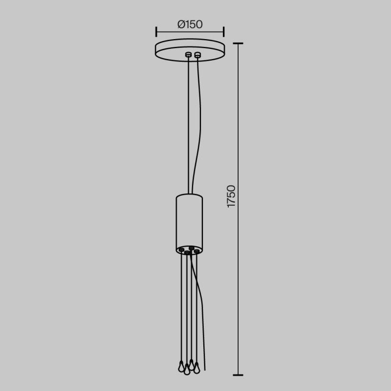 Универсальное крепление Maytoni Technical C032C-04-W-1