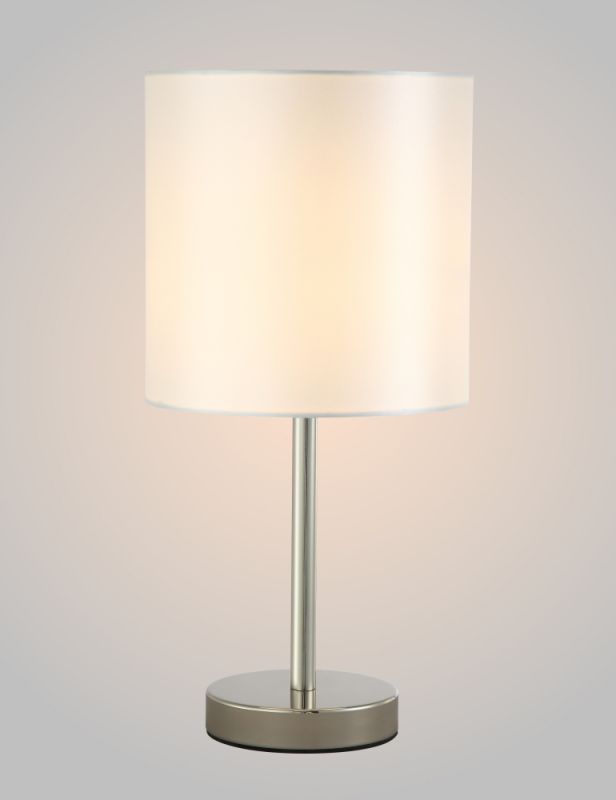 Настольная лампа Crystal Lux SERGIO LG1 NICKEL