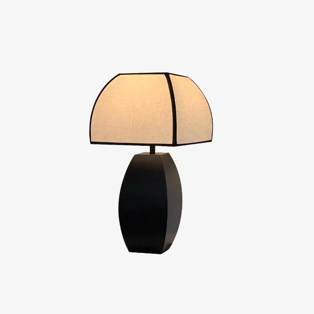 Javier Black Table Lamp - ∅ 13.7″ x H 21.6″ / Dia 35cm x H 55cm / Black / US plug