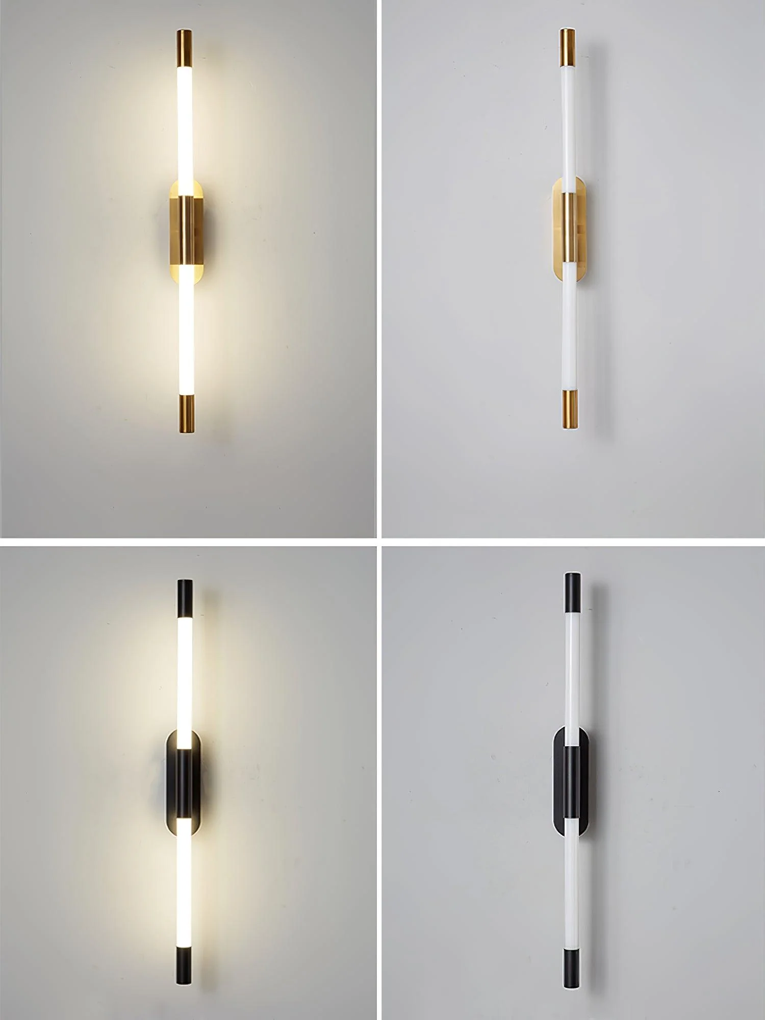 Agnes Sconce - Set of 2 / Gold / Neutral Light