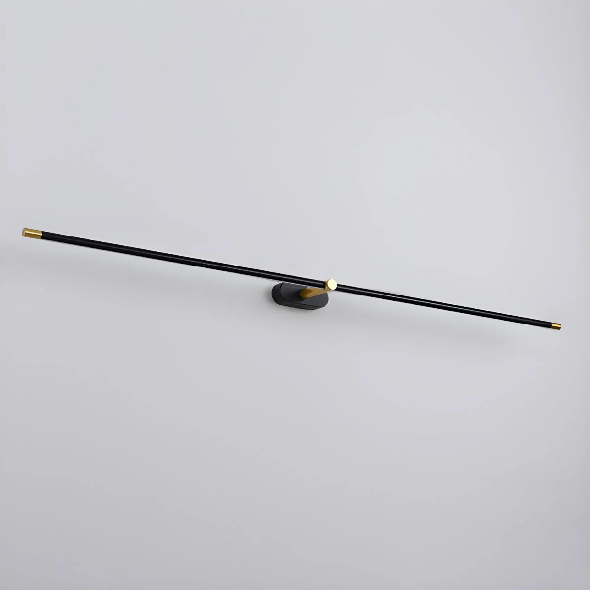Настенный светильник Minimalist Linear - ∅69см x 5см, золотой, теплый свет, диммер