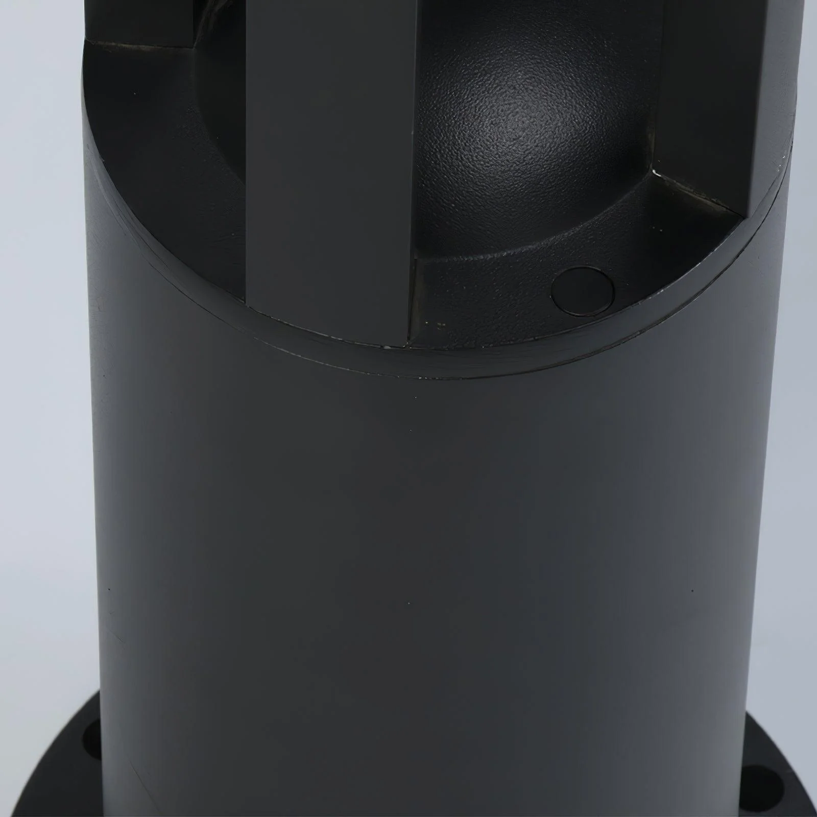 Уличный светильник Black Cylindrical Garden - ∅11см x 40см, черный, теплый свет