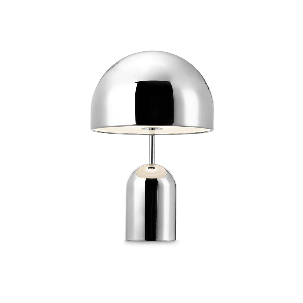 Настольный светильник Bell - ∅28см x 40см, розовое золото