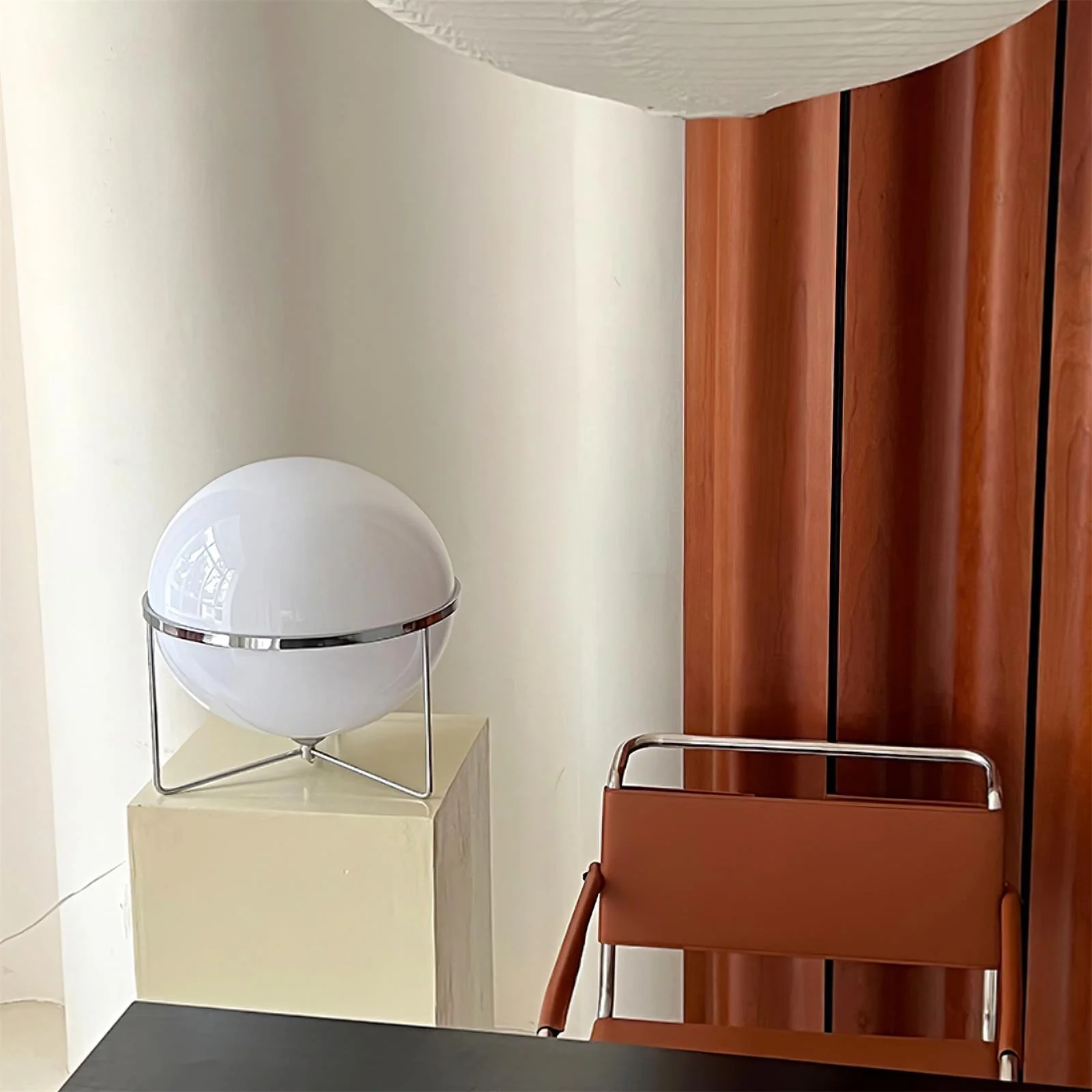 Yolk Table Lamp - ∅ 13.8″ x H 16.5″ / Dia 35cm x H 42cm / Yellow / UK plug
