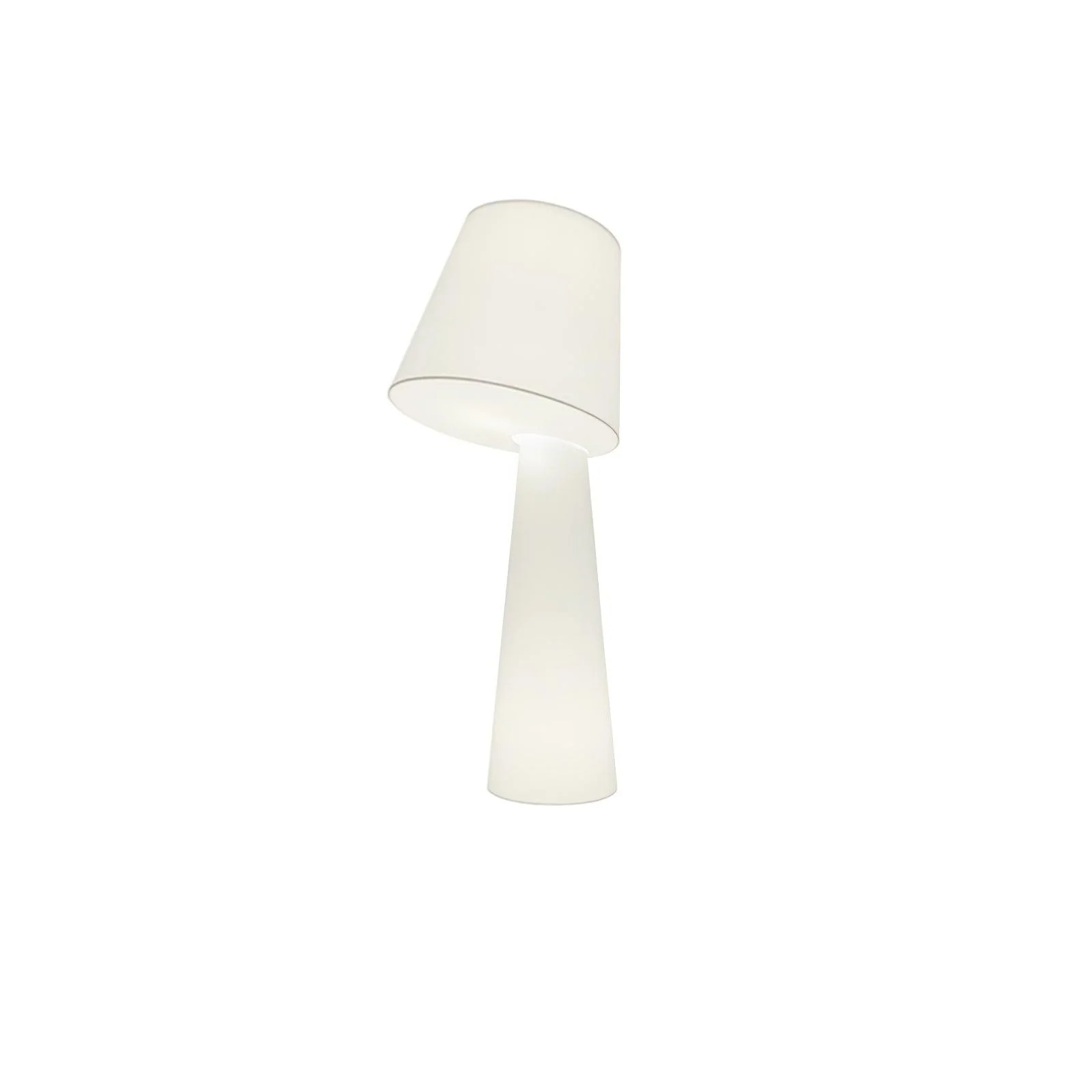 Торшер Column Fabric - модель C, ∅48см x 181см, белый