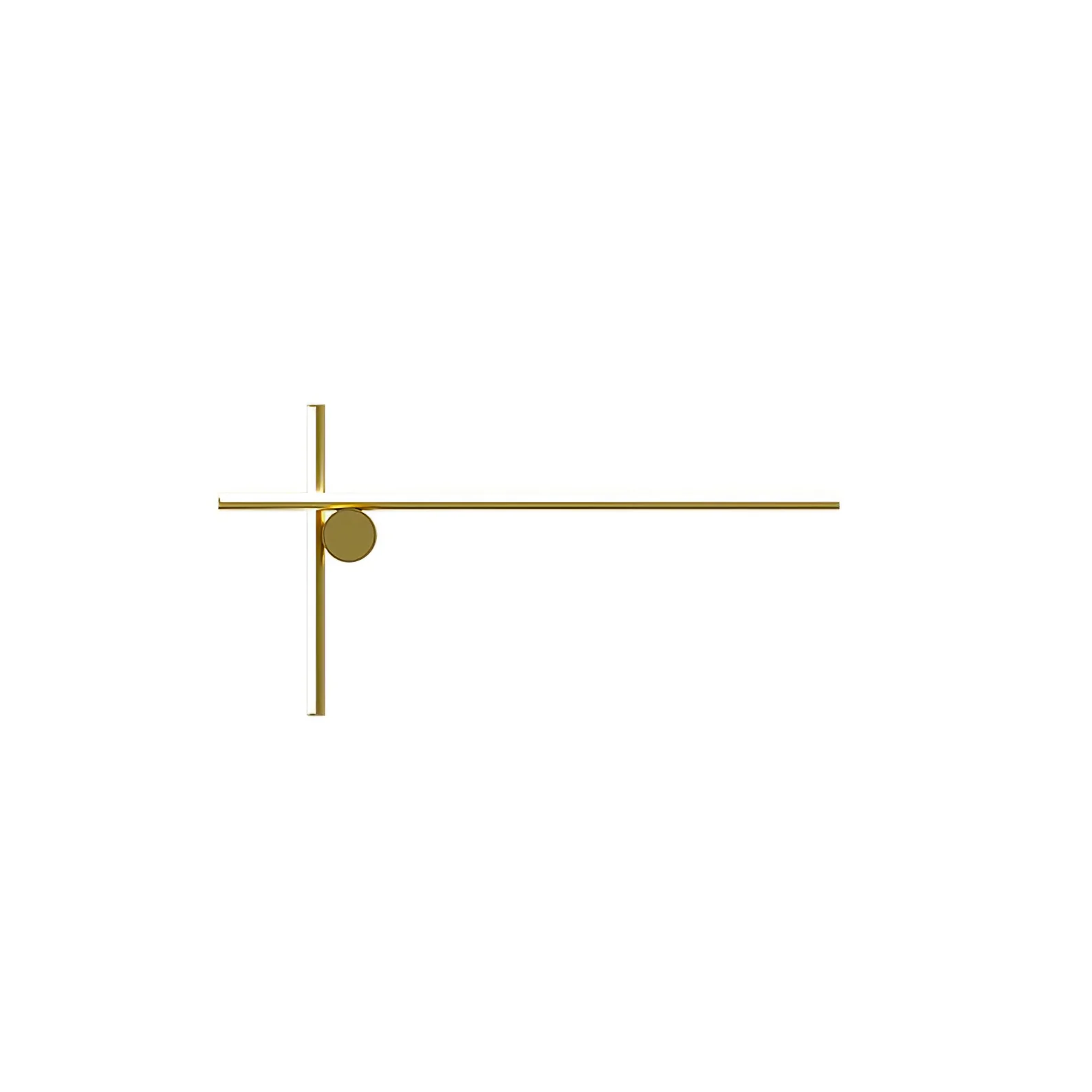 Настенный светильник Coordinates - 40см x 25см, золотой, теплый свет