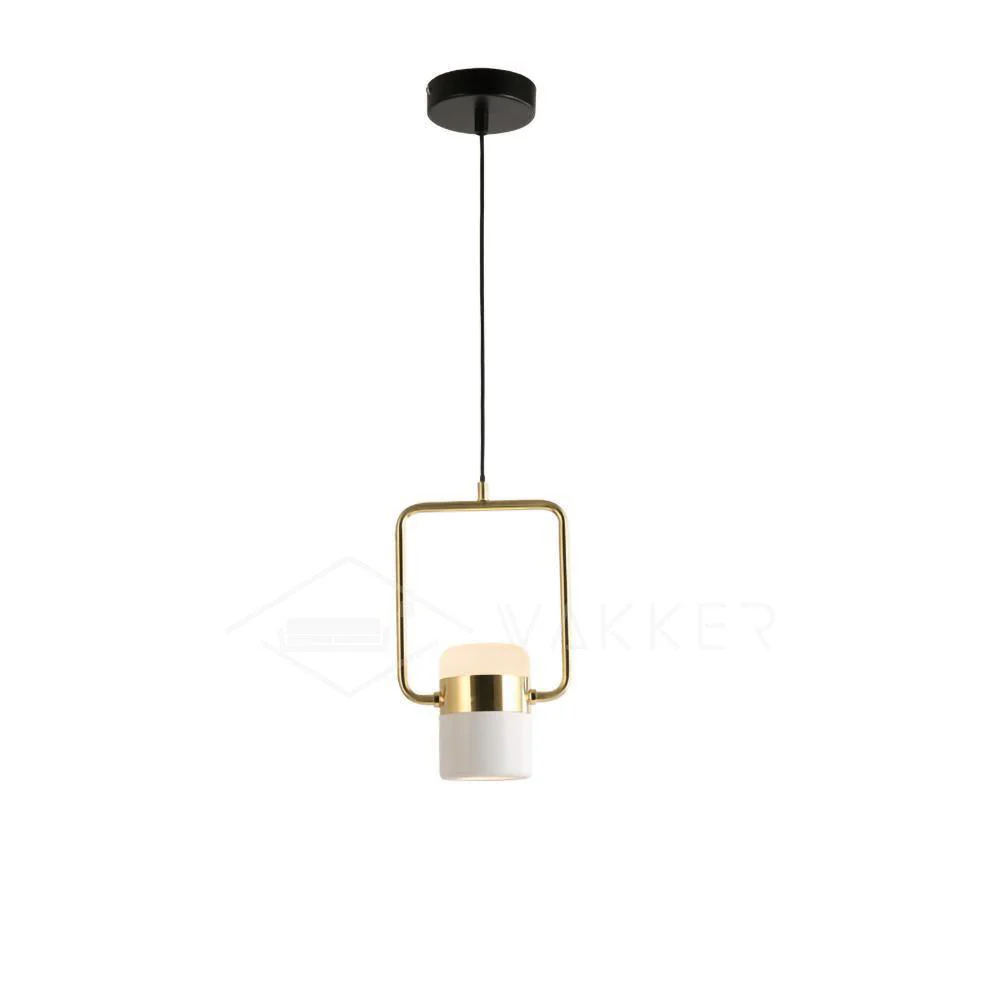 Подвесной светильник Adjustable Glass - горизонтальный: 18см x 11см, золотой, белый, холодный свет