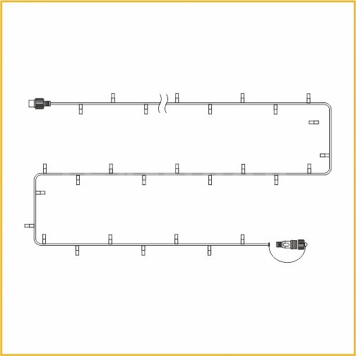 Нить Teamprof 10м 220В Белая РЕЗИНА. TPF-S10CF-220V-RW/W