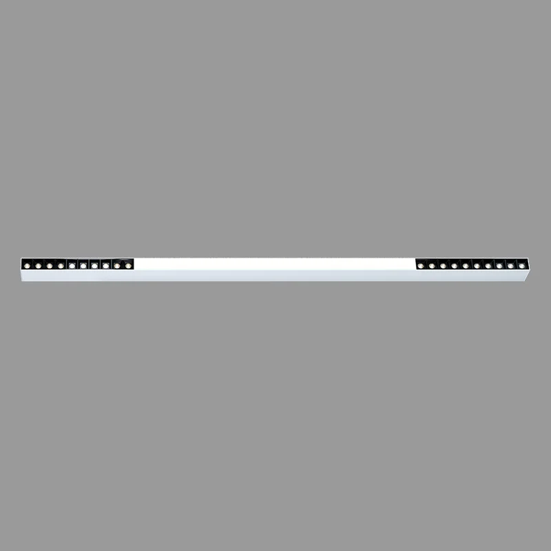 Подвесной светильник Magnetic Floating - 80см x 3см x 5см, черный B, теплый свет