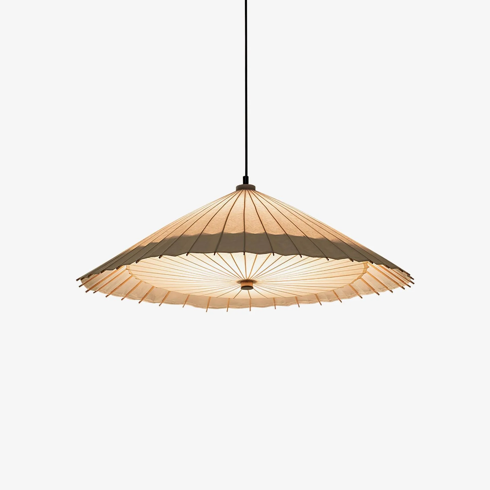 Подвесной светильник Shade Umbrella - модель B ∅100см x 22см, бежевый