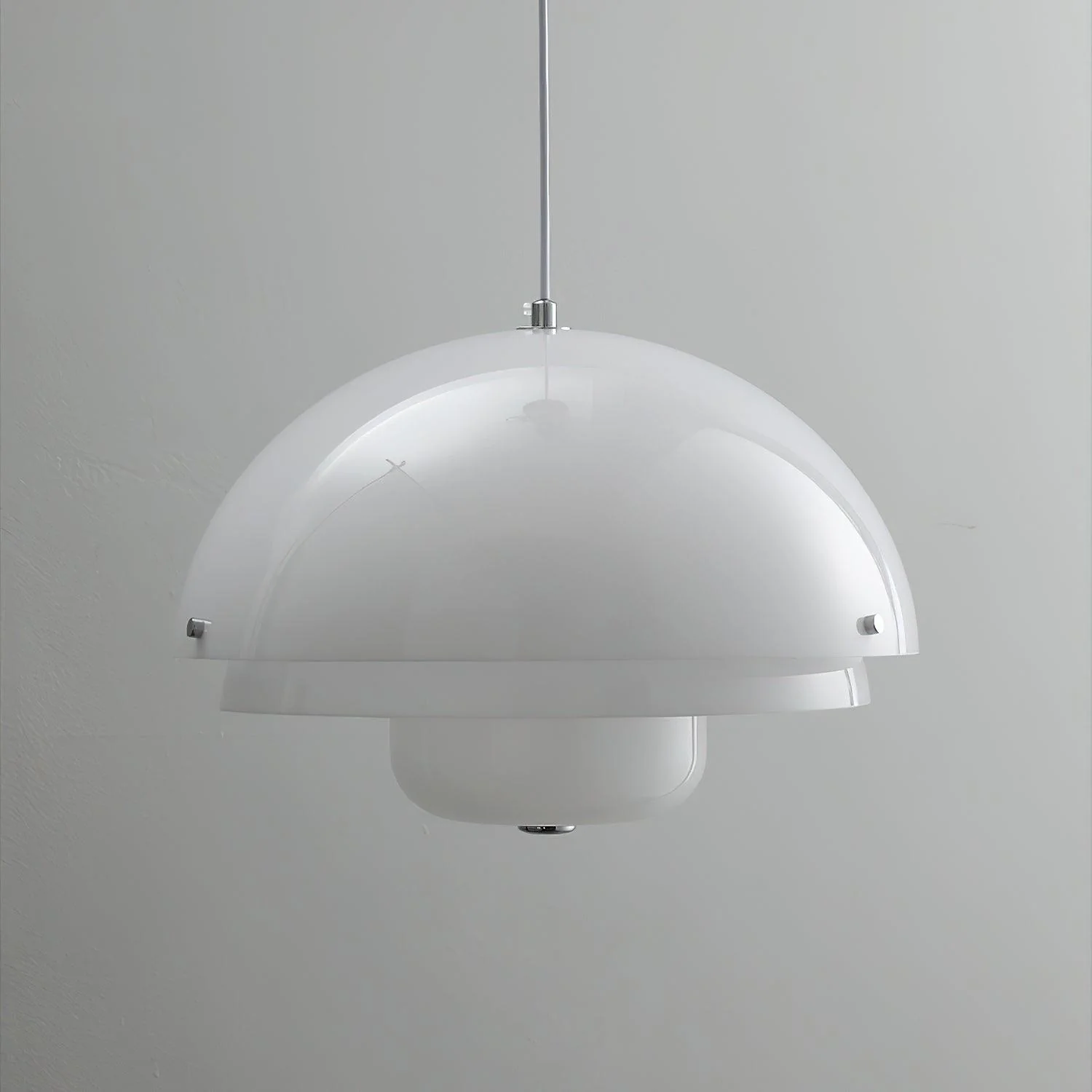 Подвесной светильник Milk White Layer - ∅40см x 29см, белый