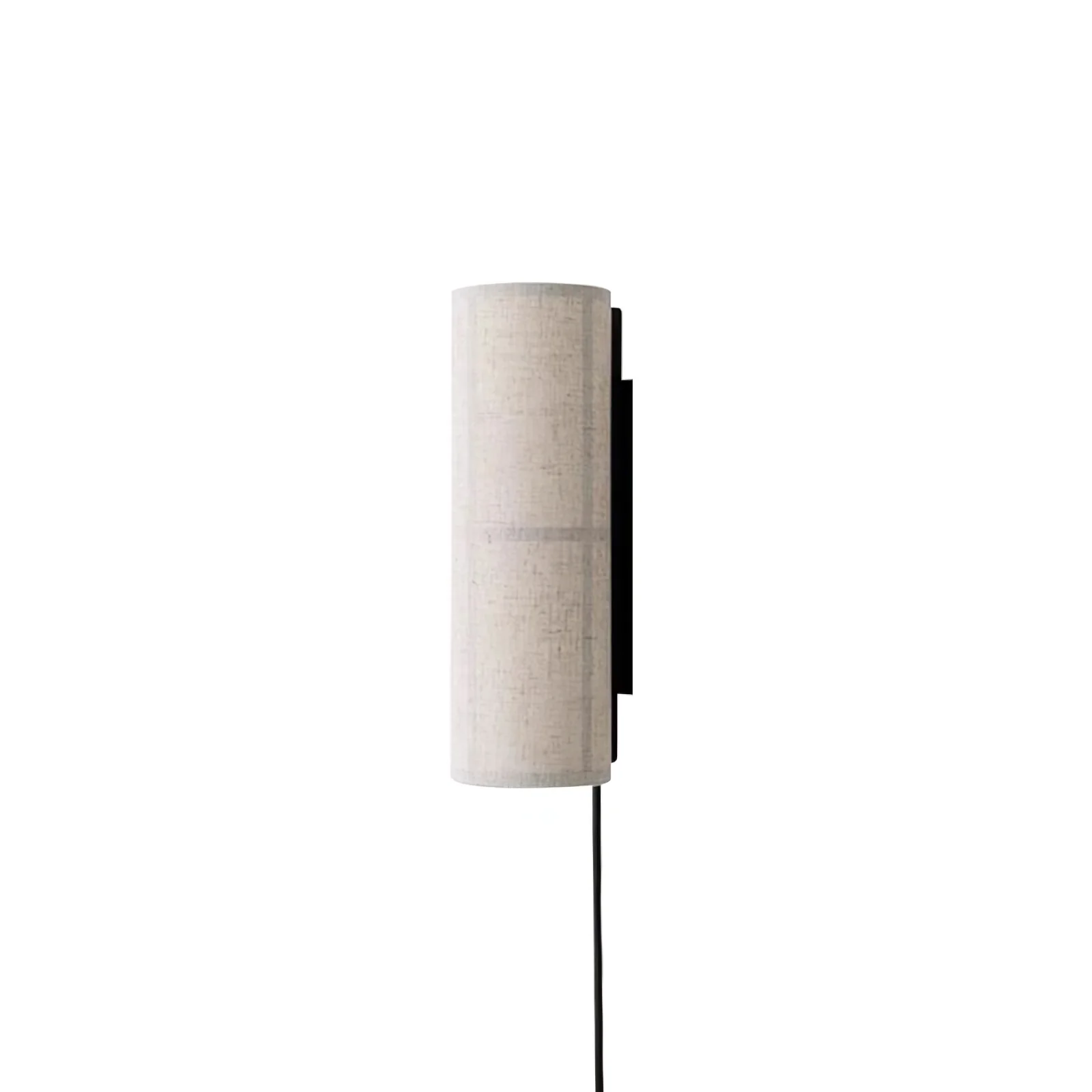 Настенный светильник Cylinder Fabric - ∅12см x 30см, белый