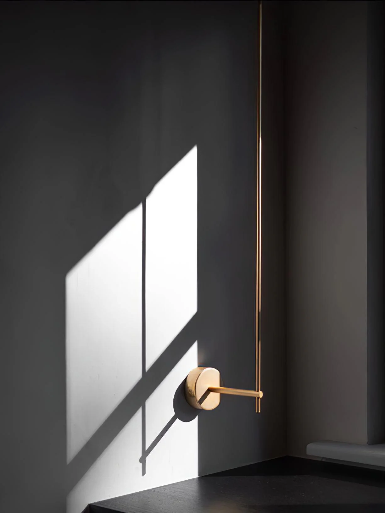Light Stick V Sconce - Set of 2 / Gold / Warm Light
