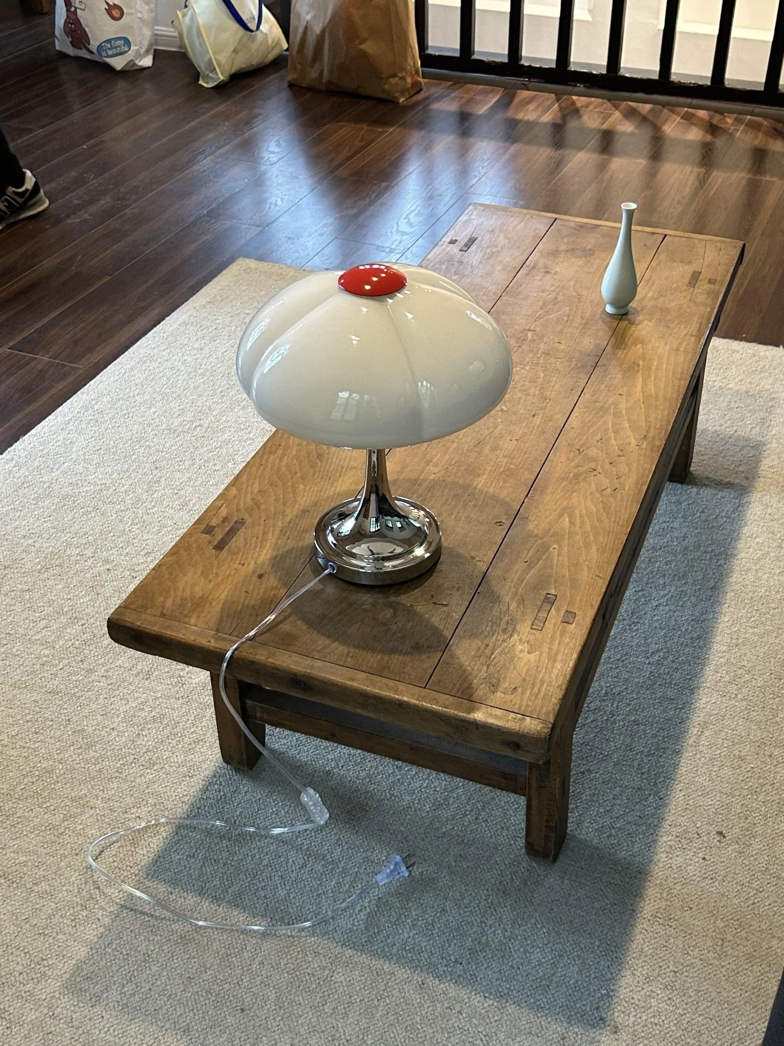 Flower Petal Table Lamp - ∅ 11.4″ x H 12.6″ / Dia 29cm x H 32cm / Chrome / AU plug