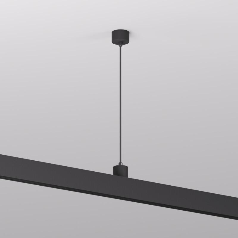 Подвод питания для подвесного монтажа трека SMART BASE, АС 220-240V, IP20, 5м, черный, алюминий TR2124-BK