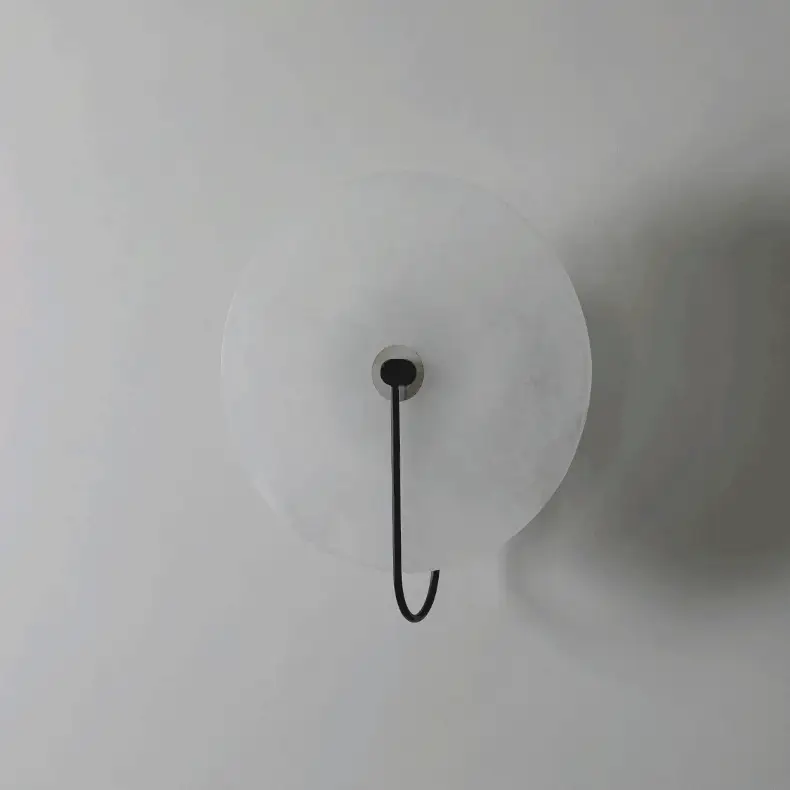 Настенный светильник Alabaster LED - ∅20см, золотой, теплый свет