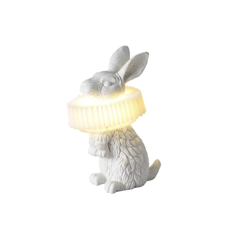 Rabbit X Table Lamp - Sit: ∅ 11.8″ x H 12.6″ / Cool Light / UK plug