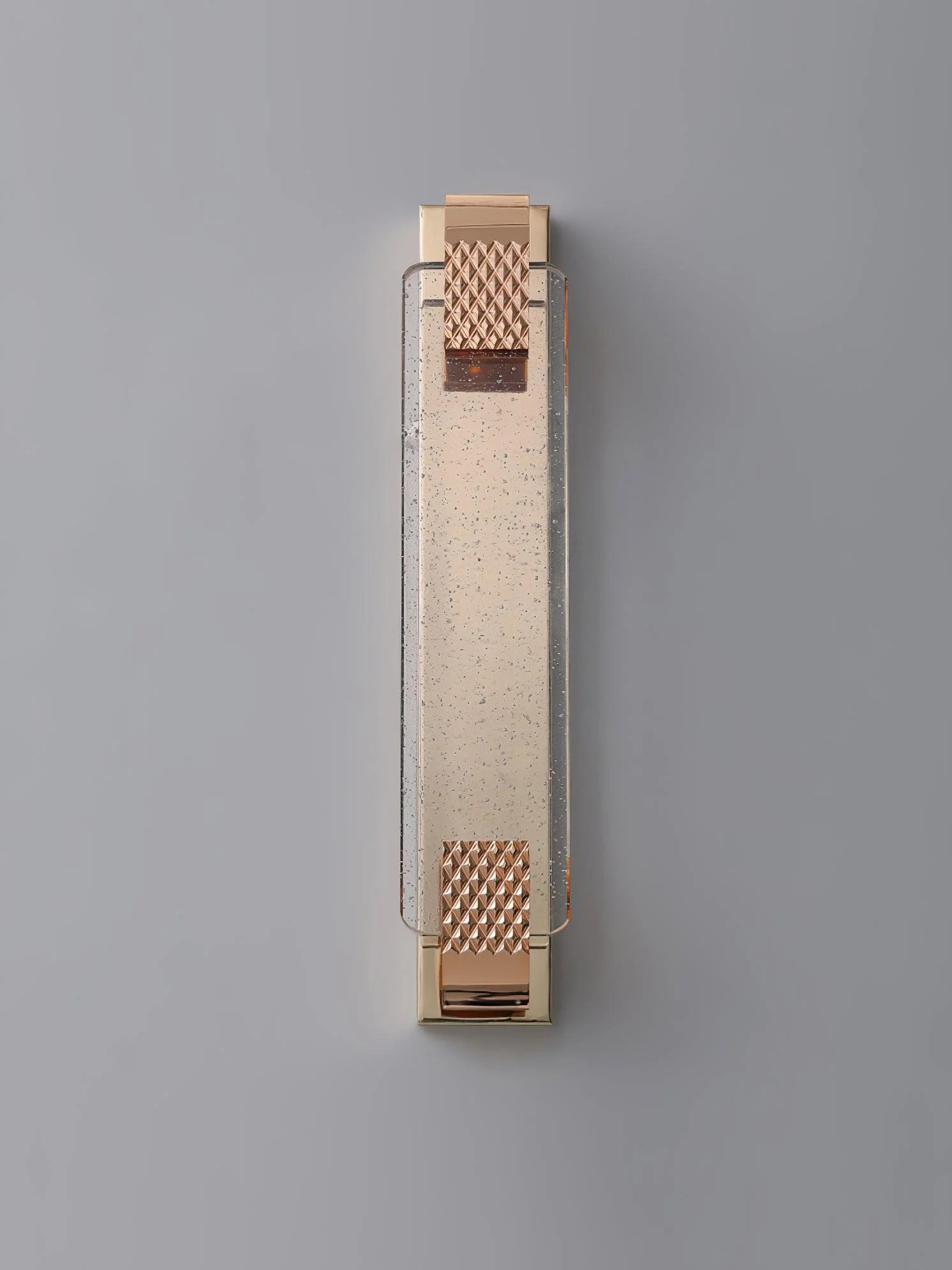 Moet Sconce - ∅ 3.9″ x H 15.7″ Set of 2 / Rose Gold / Warm Light