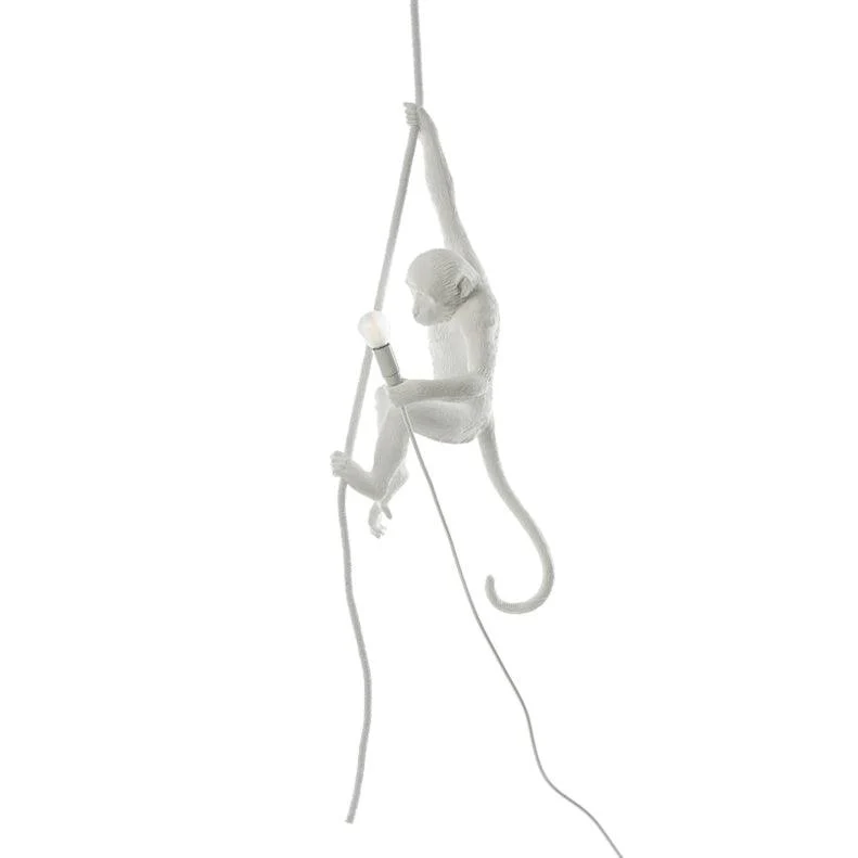 Подвесной светильник Monkey - 28см x 70см, белый