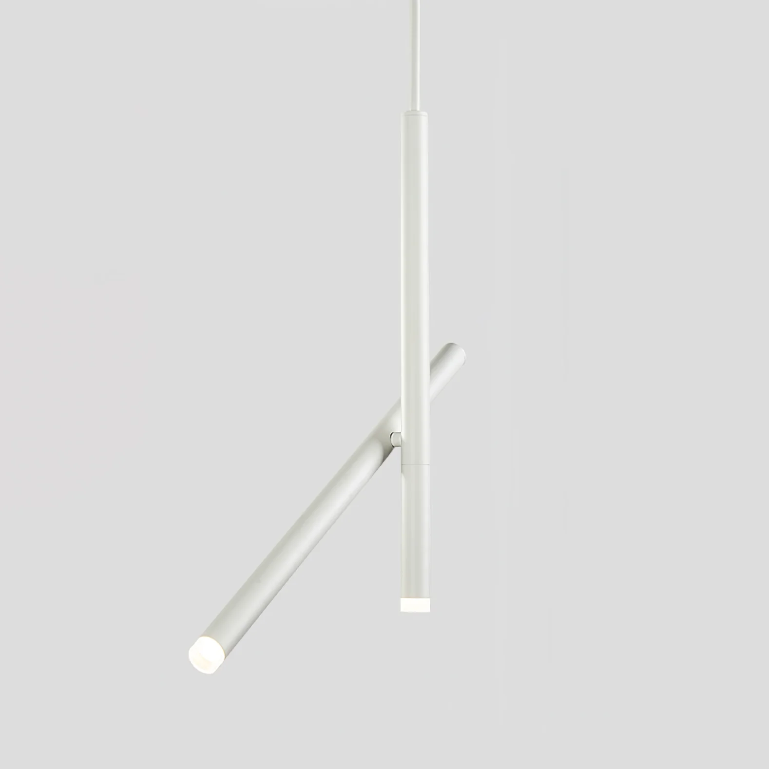 Подвесной светильник Spinner Linear - ∅3см x 45см, черный, теплый свет