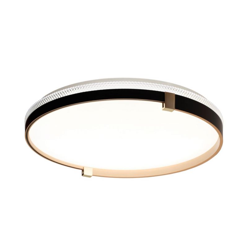 Светильник Sonex PALE SN пластик/черный/золотой LED 70Вт 3000-6000К D490 IP43 пульт ДУ OLIDI BLACK 7647/EL