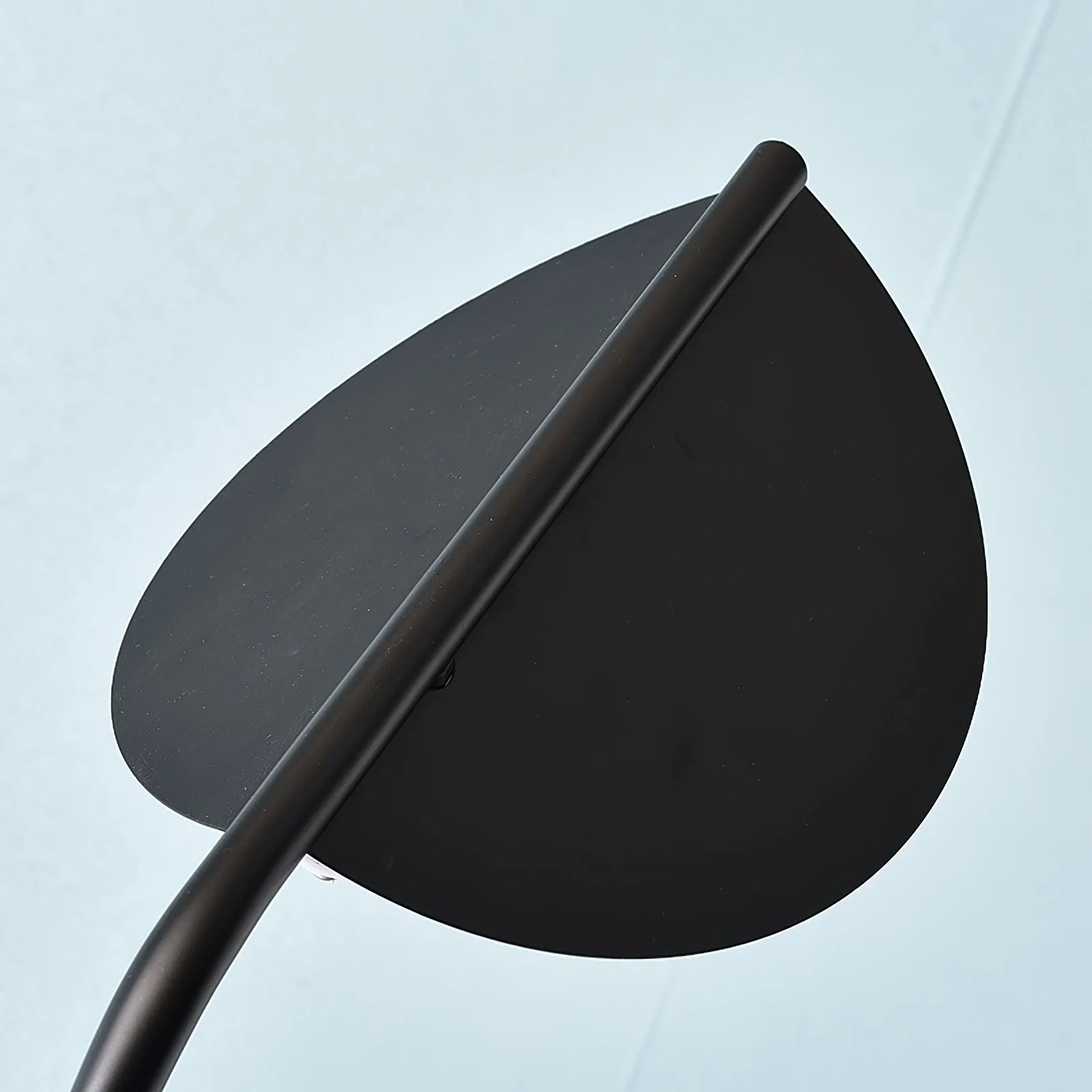 Filo Floor Lamp - ∅ 22.8″ x H 65″ / 58m x H 165cm / Black+Black Marble / UK plug