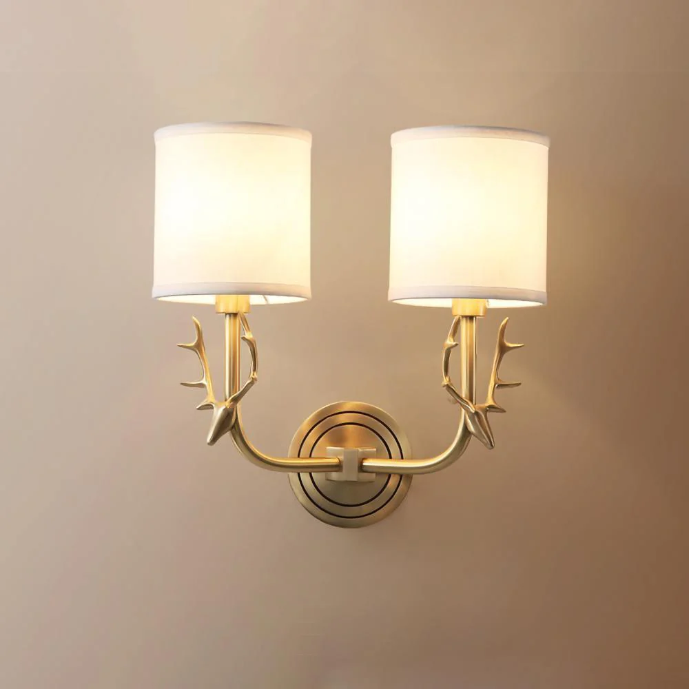 Настенный светильник Brass Deer Head - ∅28см x 39см, латунь
