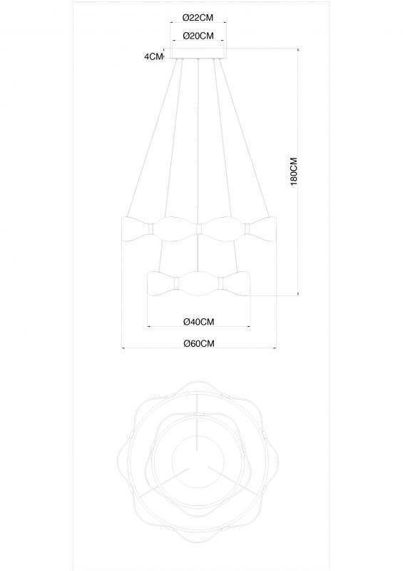 Светильник подвесной Arte Lamp Grace A1868SP-2PB