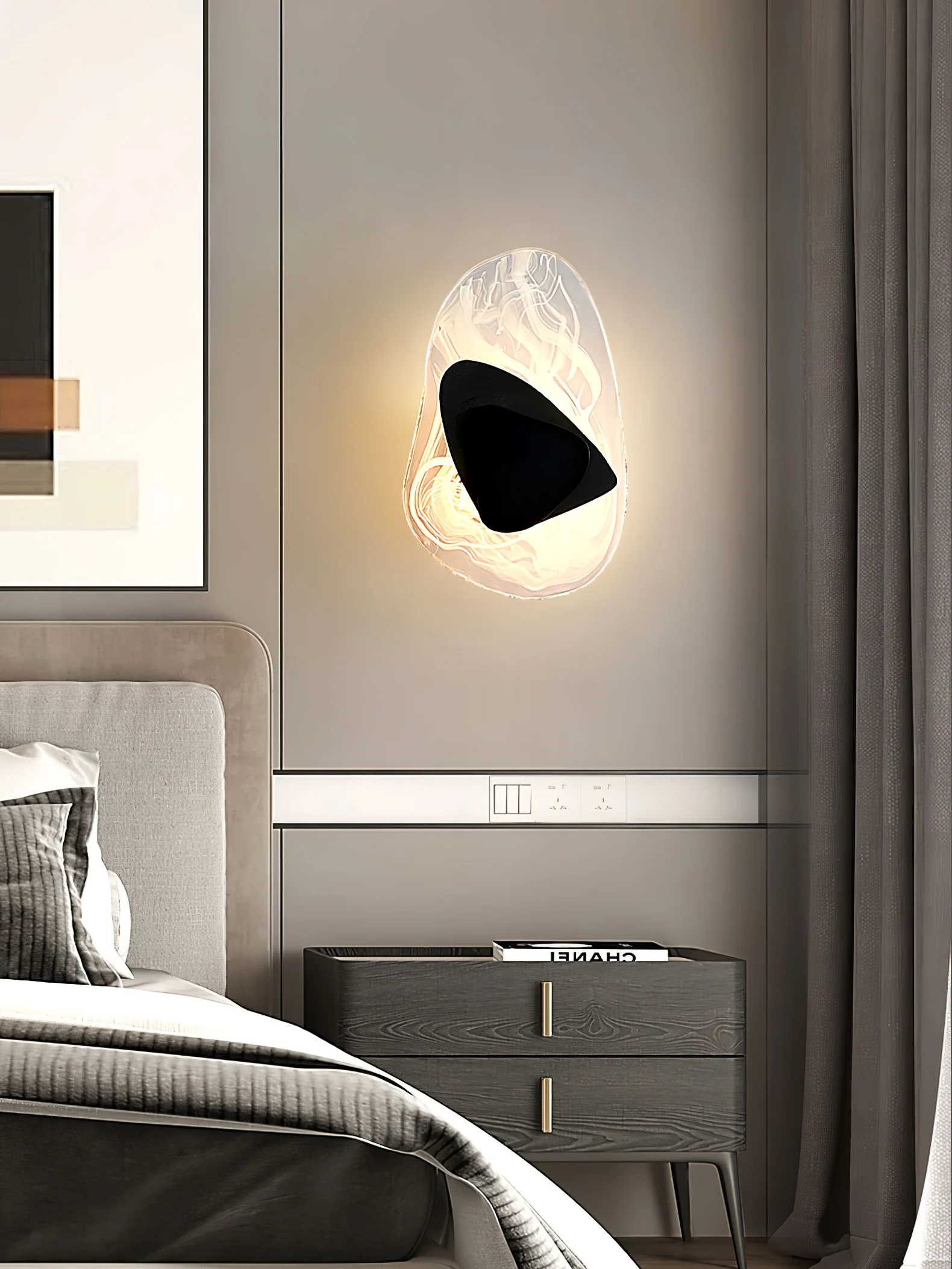 DC1725 Wall Lamp - ∅ 7.9″ x H 12.2″ / Dia 20cm x H 31cm Set of 2 / Copper / Cool Light